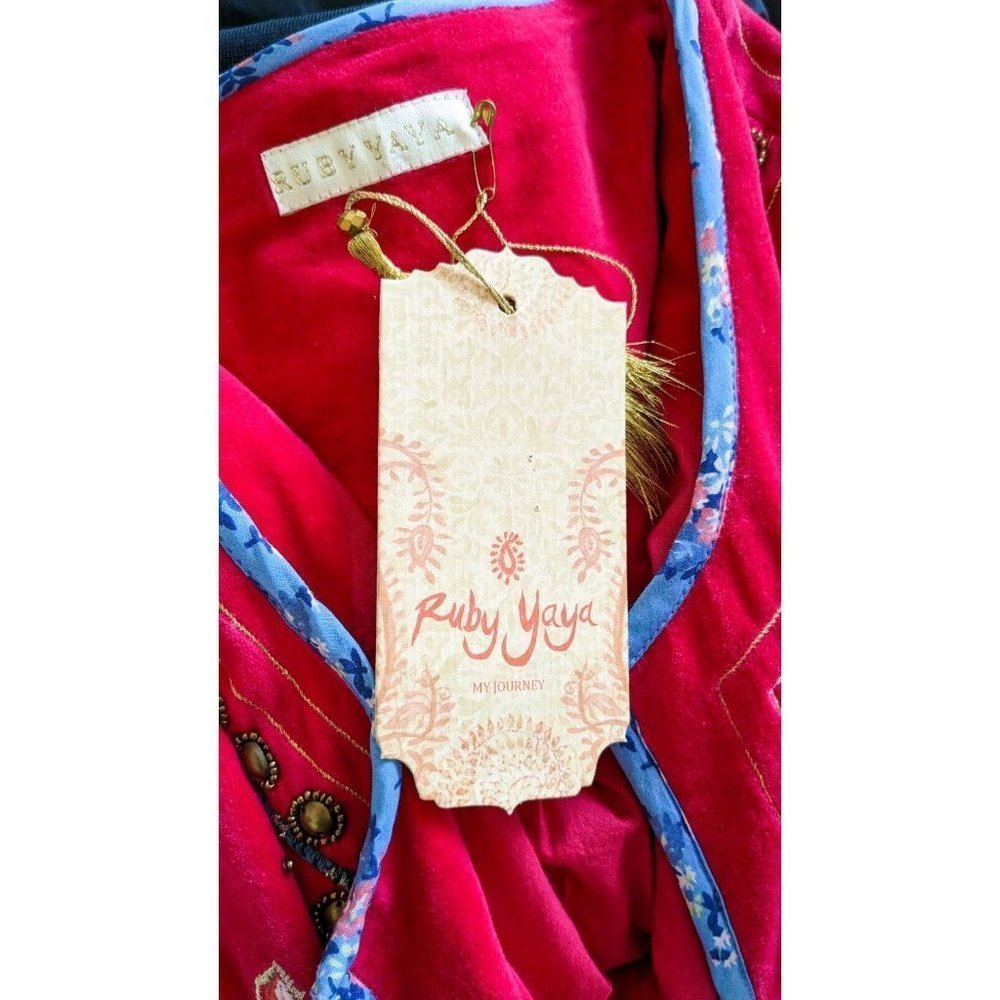 BNWT Ruby Yaya Red Velvet Senorita Jacket Size XS Suit 6-8 - Picture 10 of 10